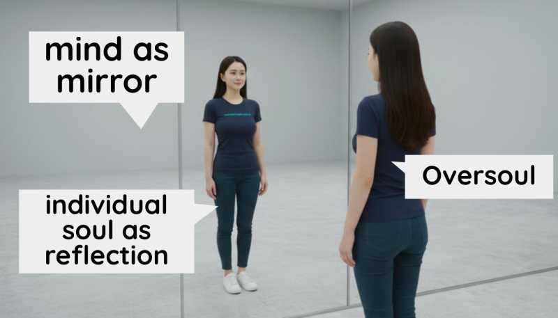 Monkey looking at mirror