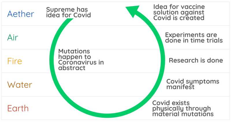 Covid in evolution